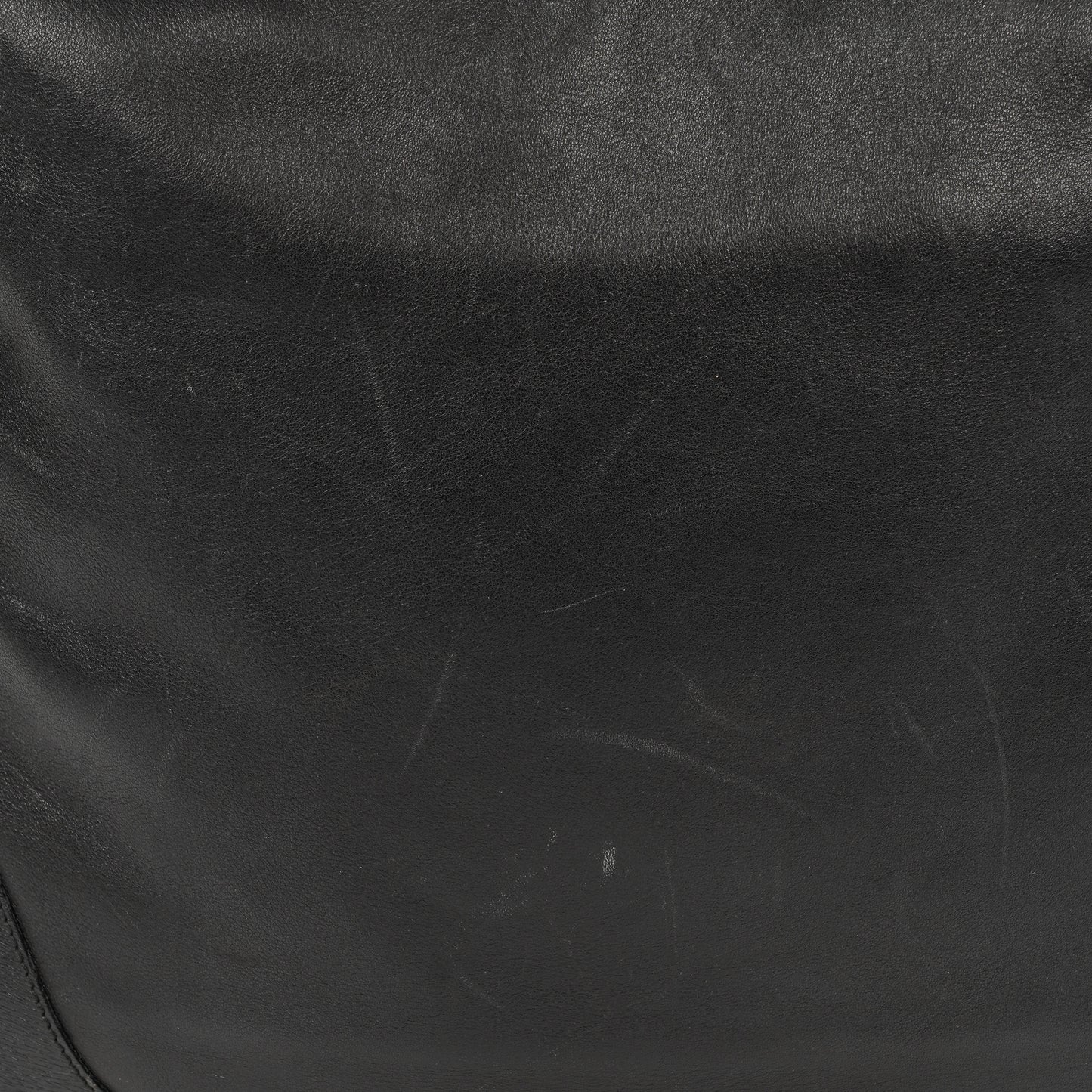 Gucci Bamboo Top Handle Black Lerahter Hobo Bag