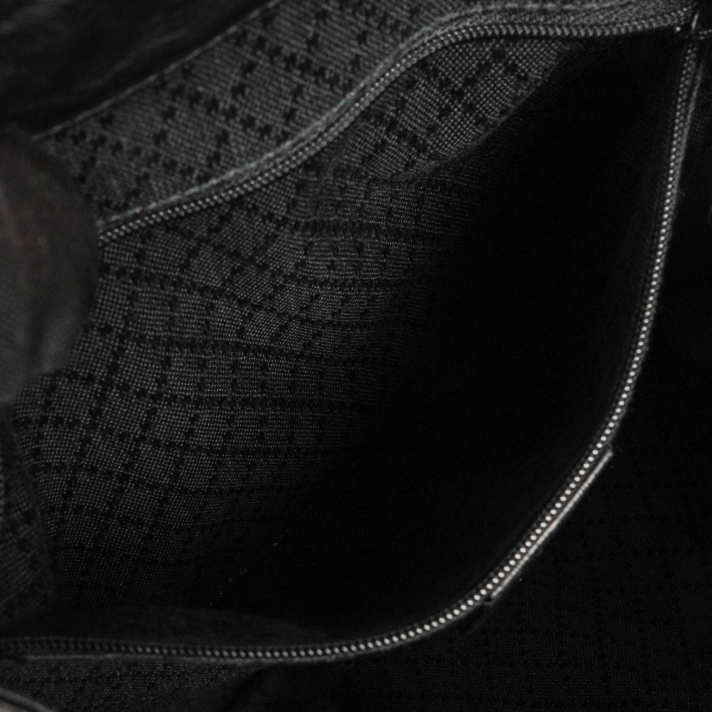 Gucci Vintage Black Leather Bamboo Backpack