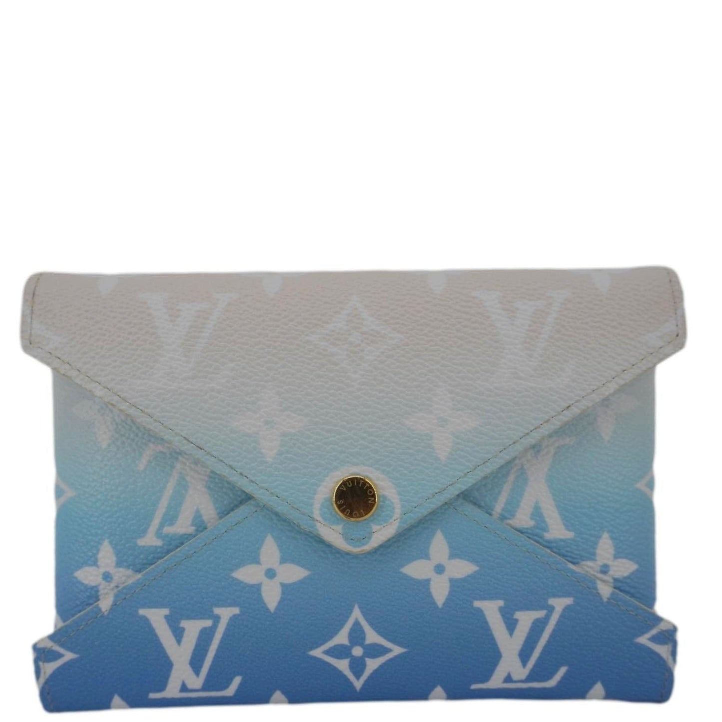 LOUIS VUITTON Kirigami Medium By The Pool Monogram Toile Pochette Blue