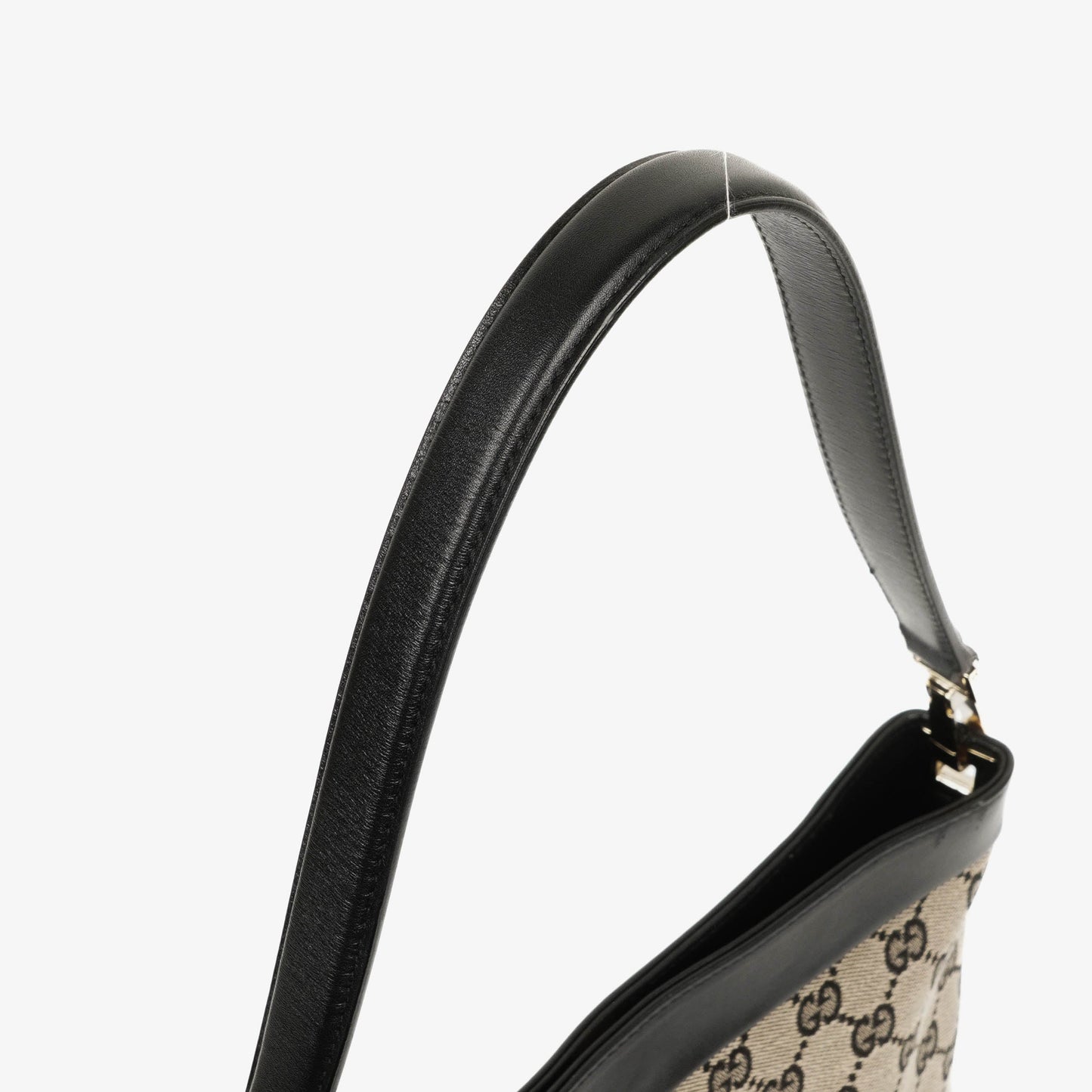 Gucci GG Canvas And Leather Shoulder Hobo Bag