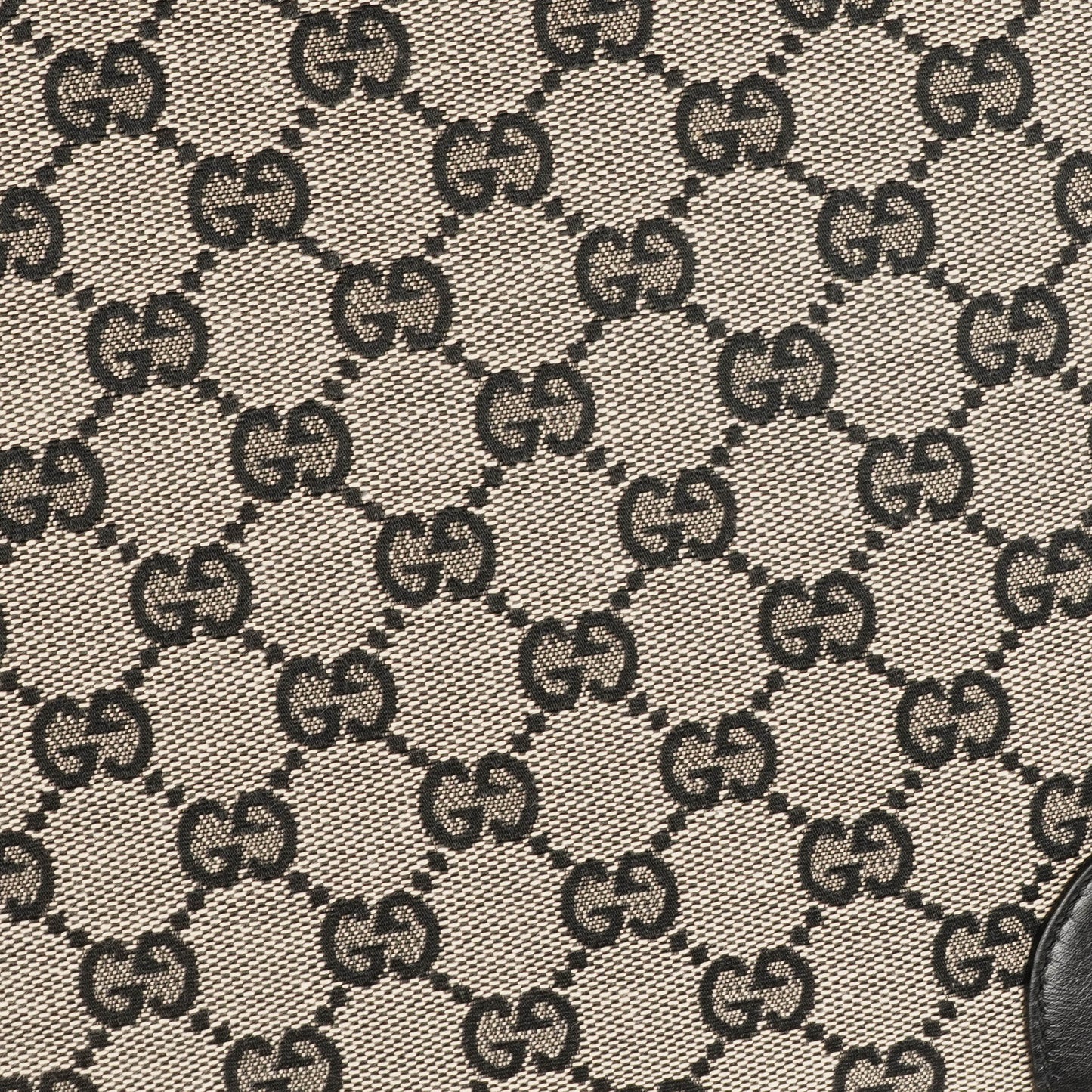 Gucci GG Canvas And Leather Shoulder Hobo Bag