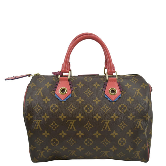 LOUIS VUITTON Totem 30 Monogram Canvas Satchel Bag Flamingo Pink