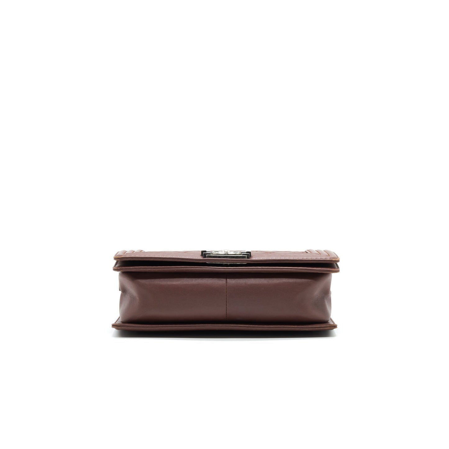 CHANEL MEDIUM BOY CHANEL BAG CHOCOLATE BROWN