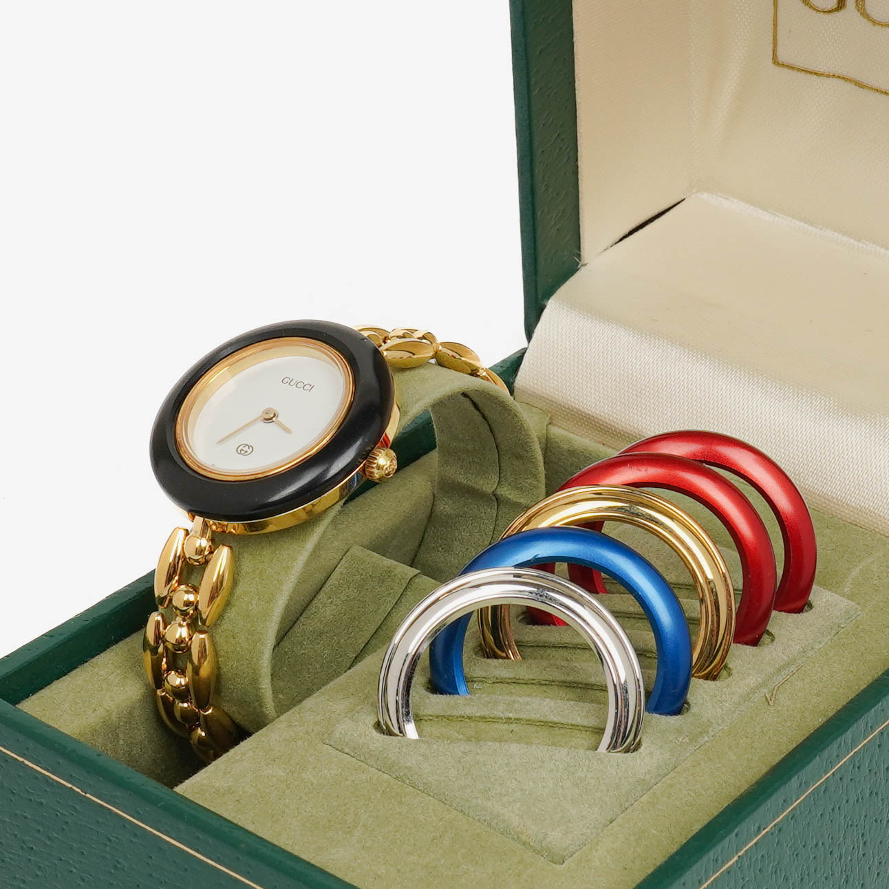 Gucci 11/1 2 Bezel Quartz Women's Watch