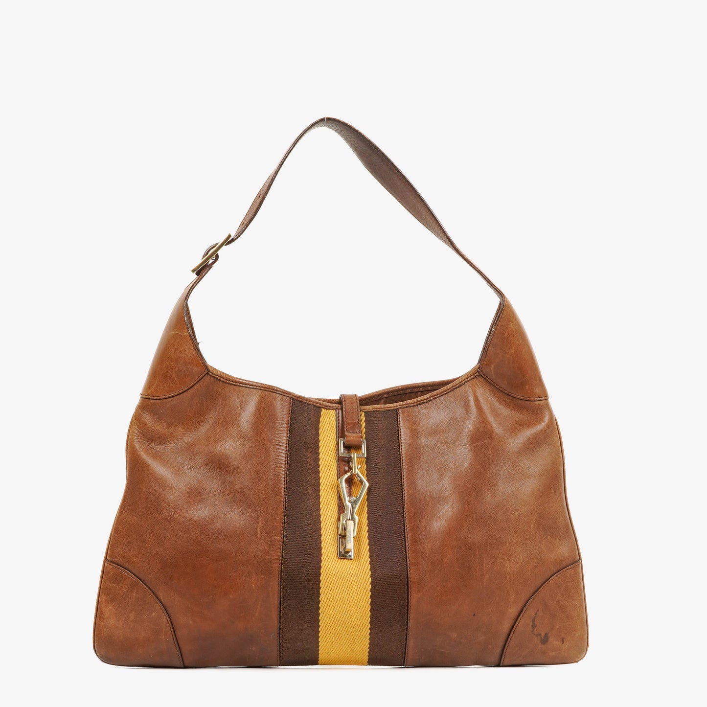 Gucci Jackie Brown Leather Bag