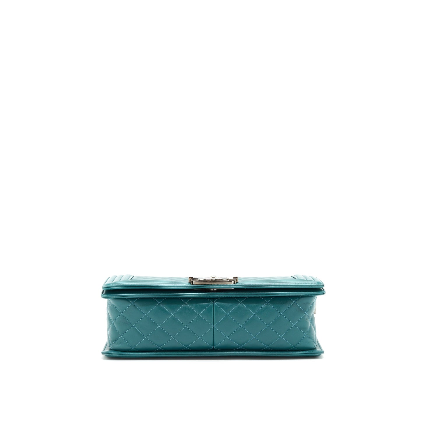 Chanel Medium Boy lambskin green