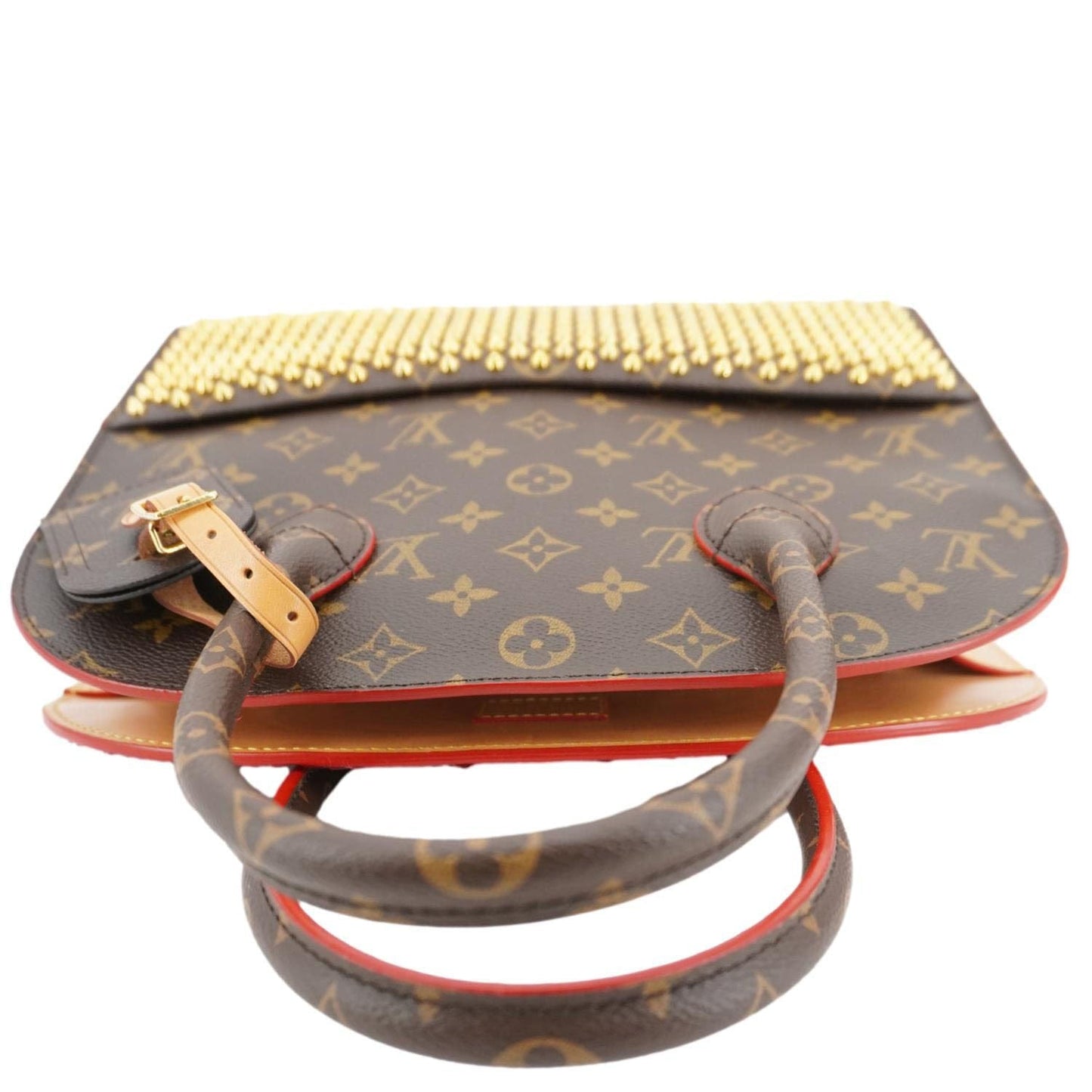 LOUIS VUITTON x Christian Louboutin Monogram Canvas Iconoclast Tote Bag Brown