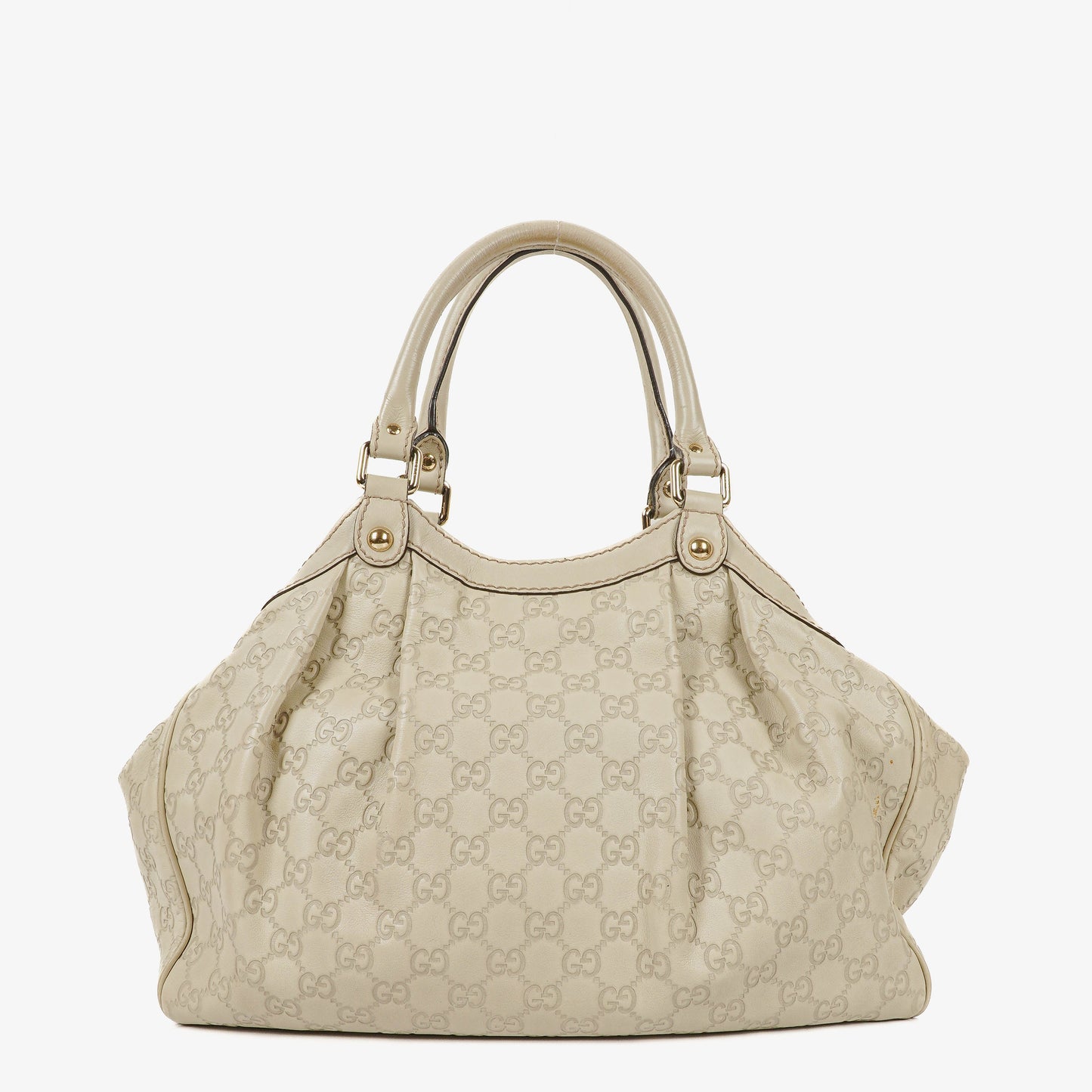Gucci Guccissima Neutral Leather Sukey Hobo Bag