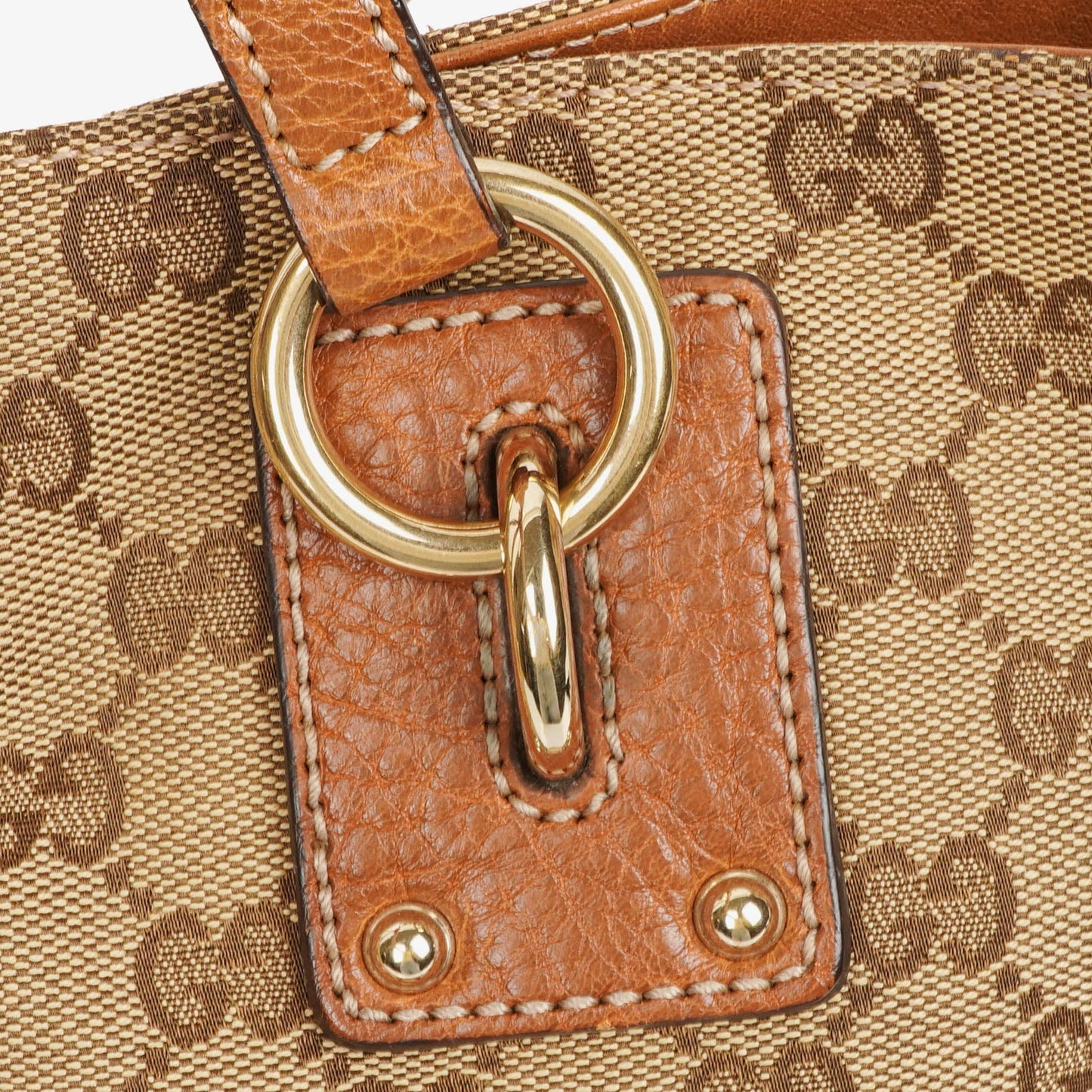 Gucci GG Canvas Charm Tote Bag