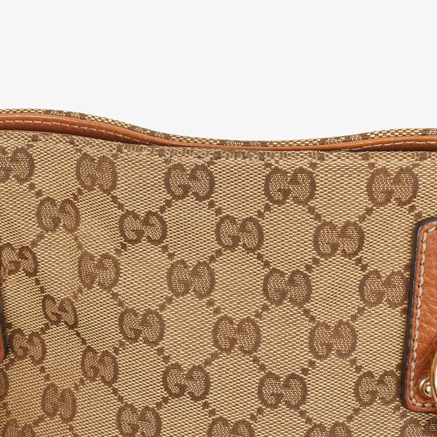 Gucci GG Canvas Charm Tote Bag