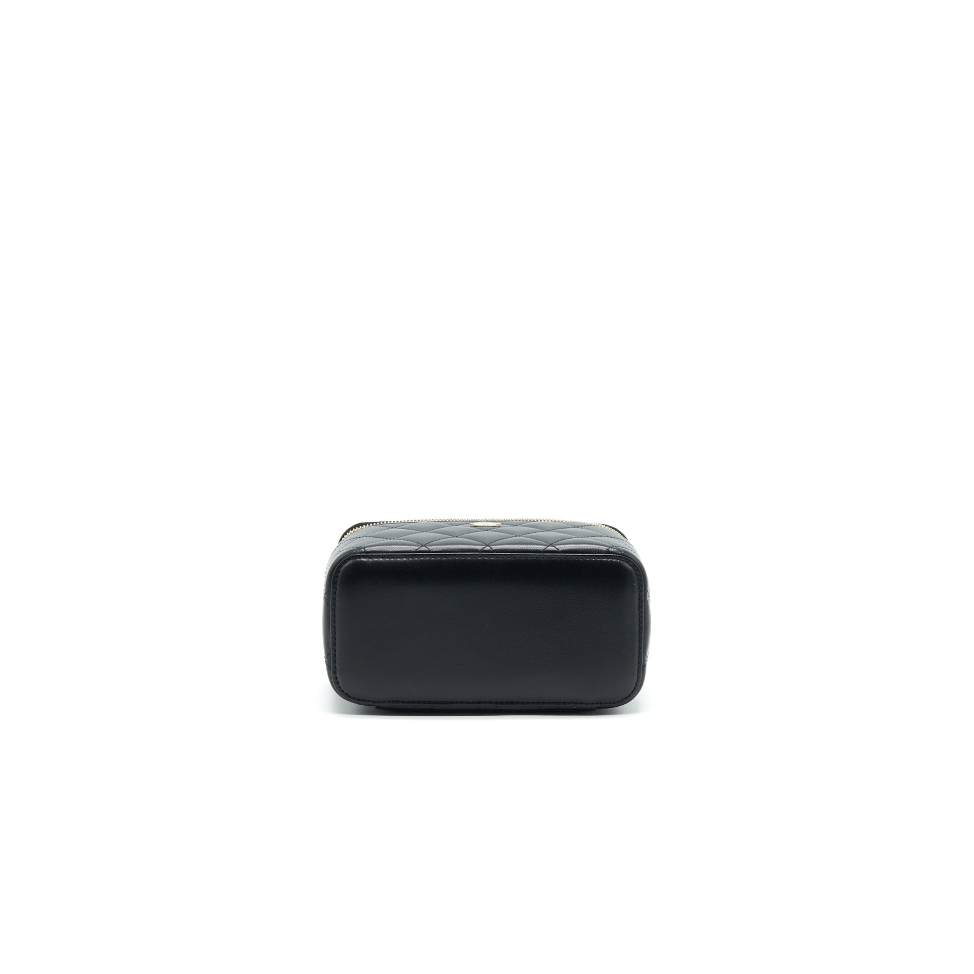 Chanel Small Long Vanity Lambskin Black
