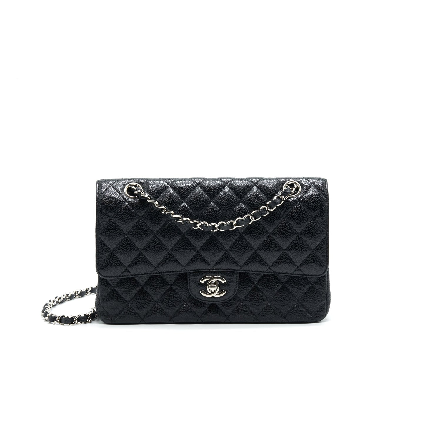 CHANEL MEDIUM CLASSIC DOUBLE FLAP CAVIER
