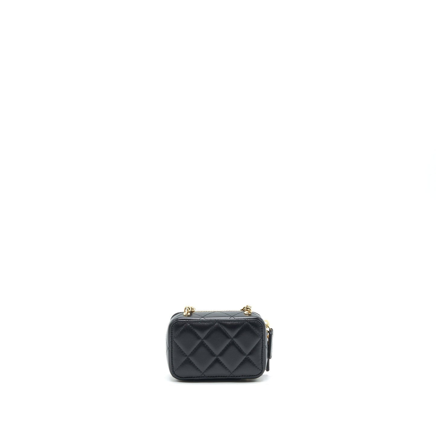 Chanel 21K Mini Clutch With Chain Black