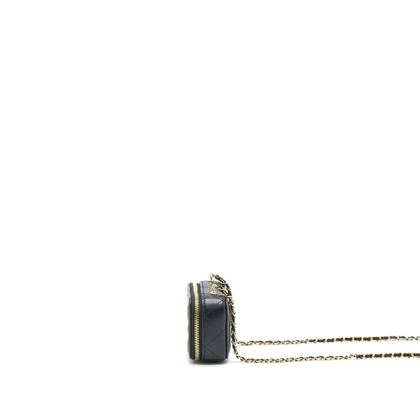 Chanel 21K Mini Clutch With Chain Black