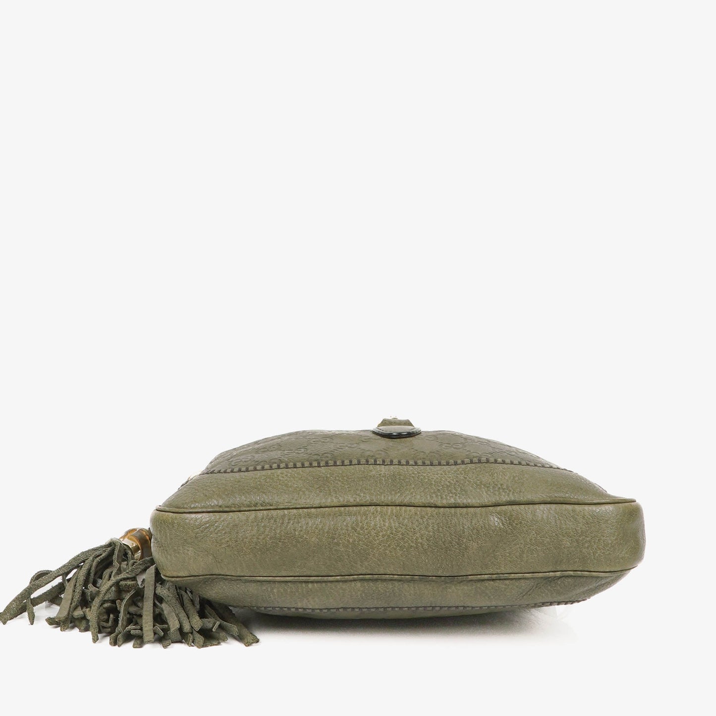 Gucci Jackie Leather Bamboo Tassel Hobo Bag