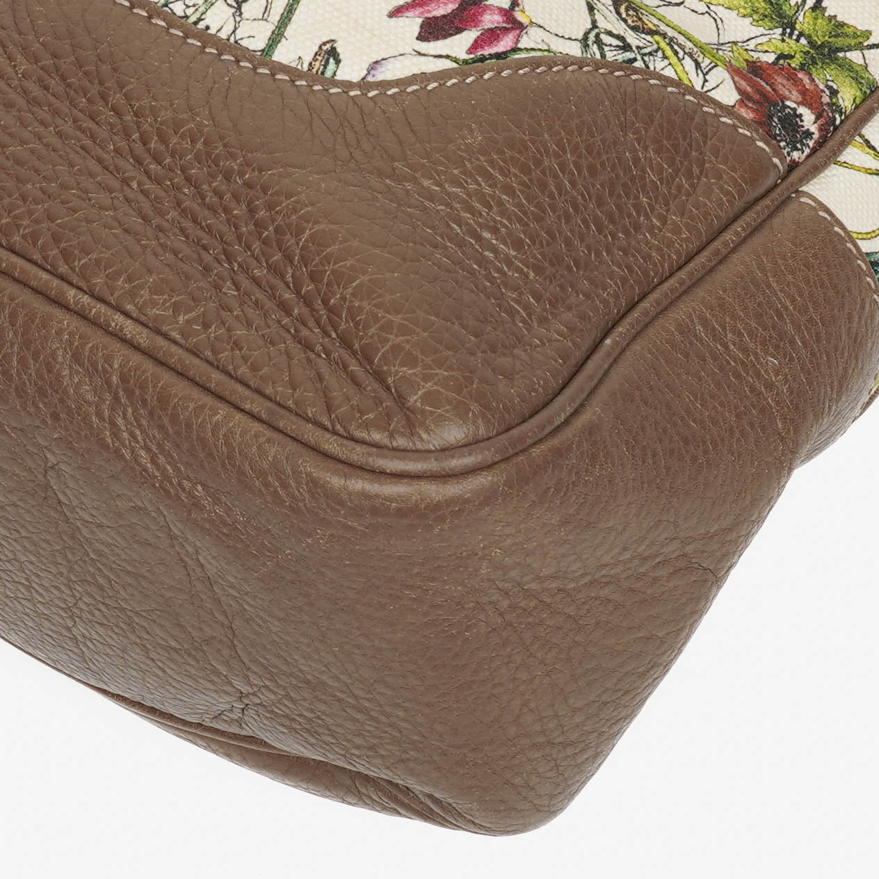 Gucci Bamboo Flora Diana Tote Bag