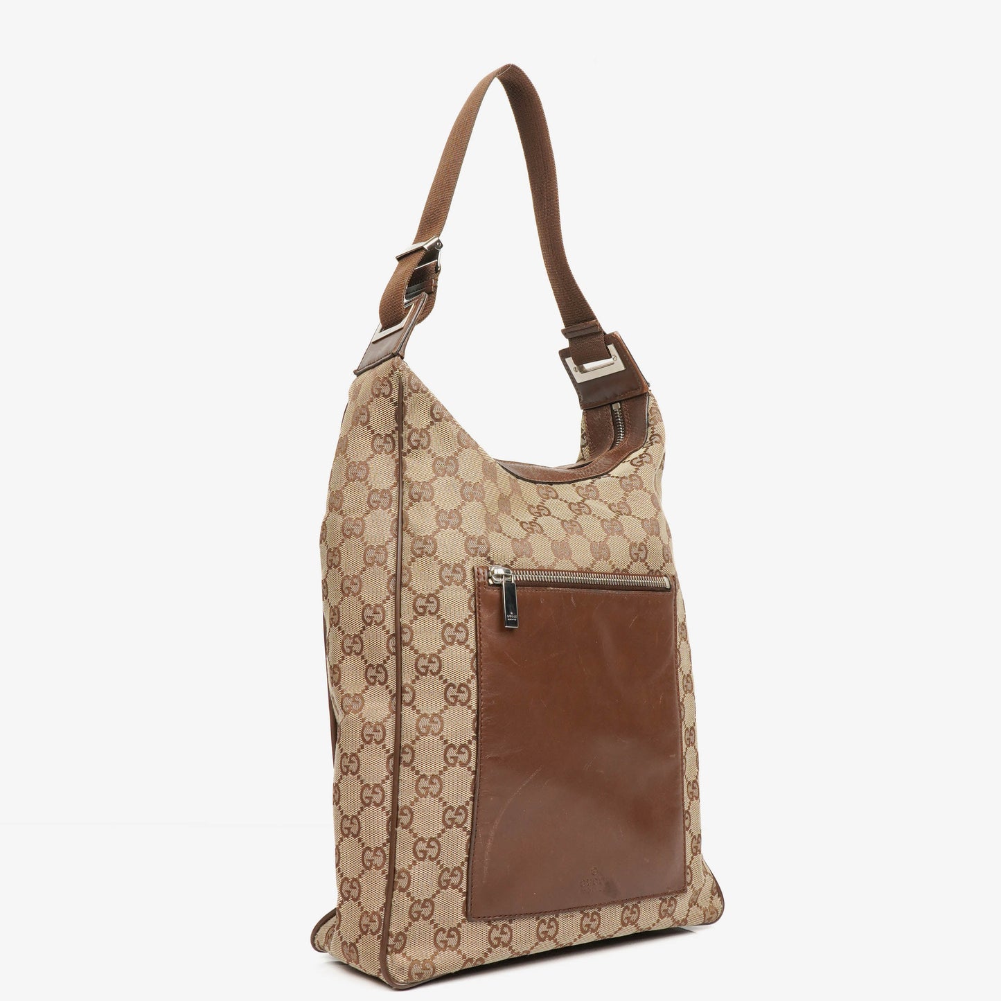 Gucci Brown Monogram Canvas Handbag