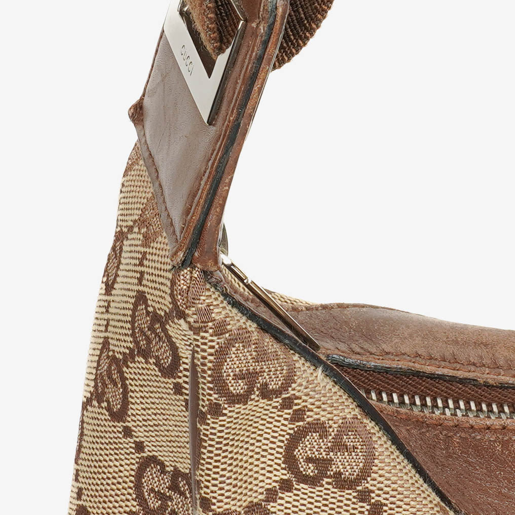 Gucci Brown Monogram Canvas Handbag