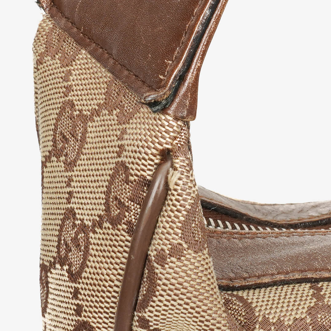 Gucci Brown Monogram Canvas Handbag