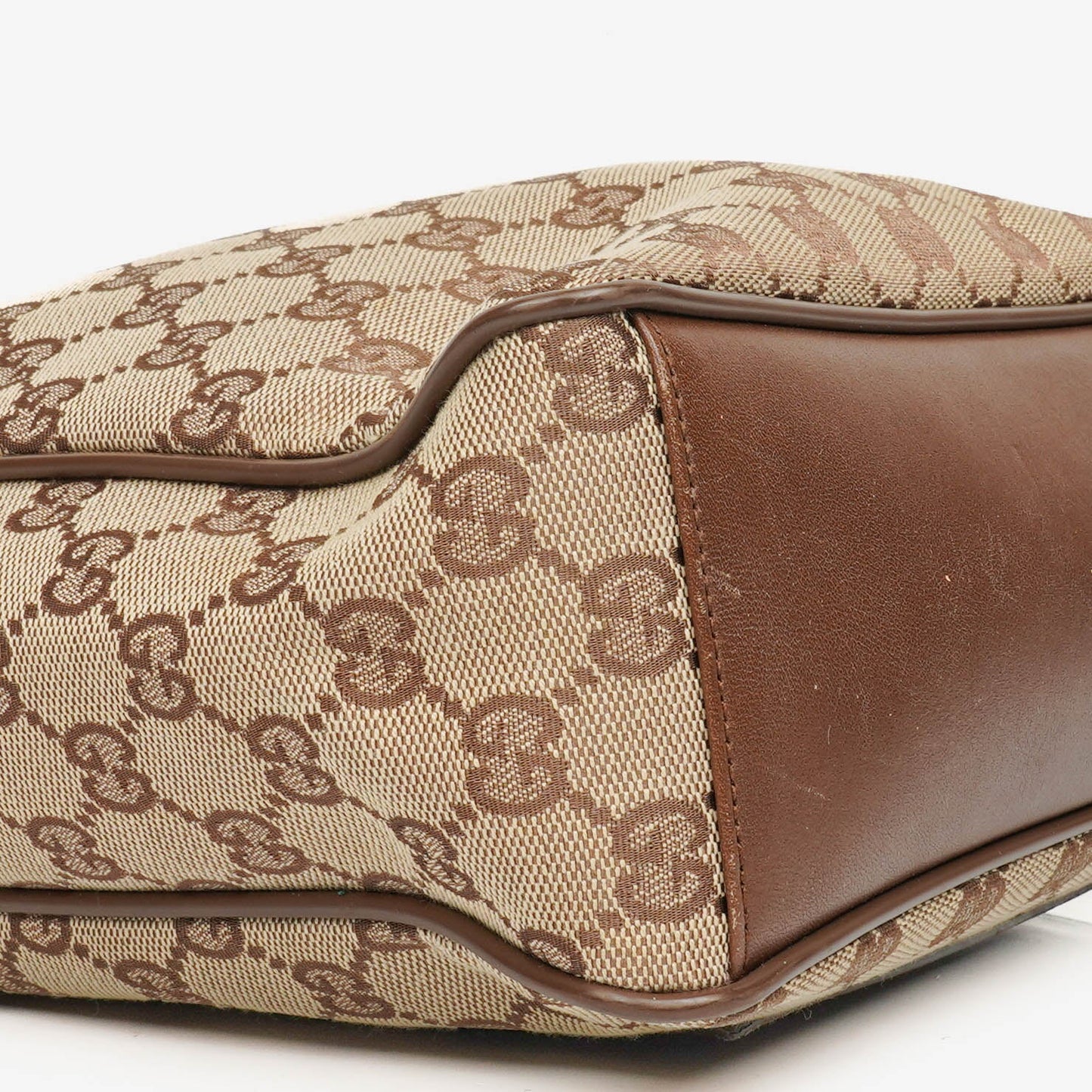 Gucci Brown Monogram Canvas Handbag