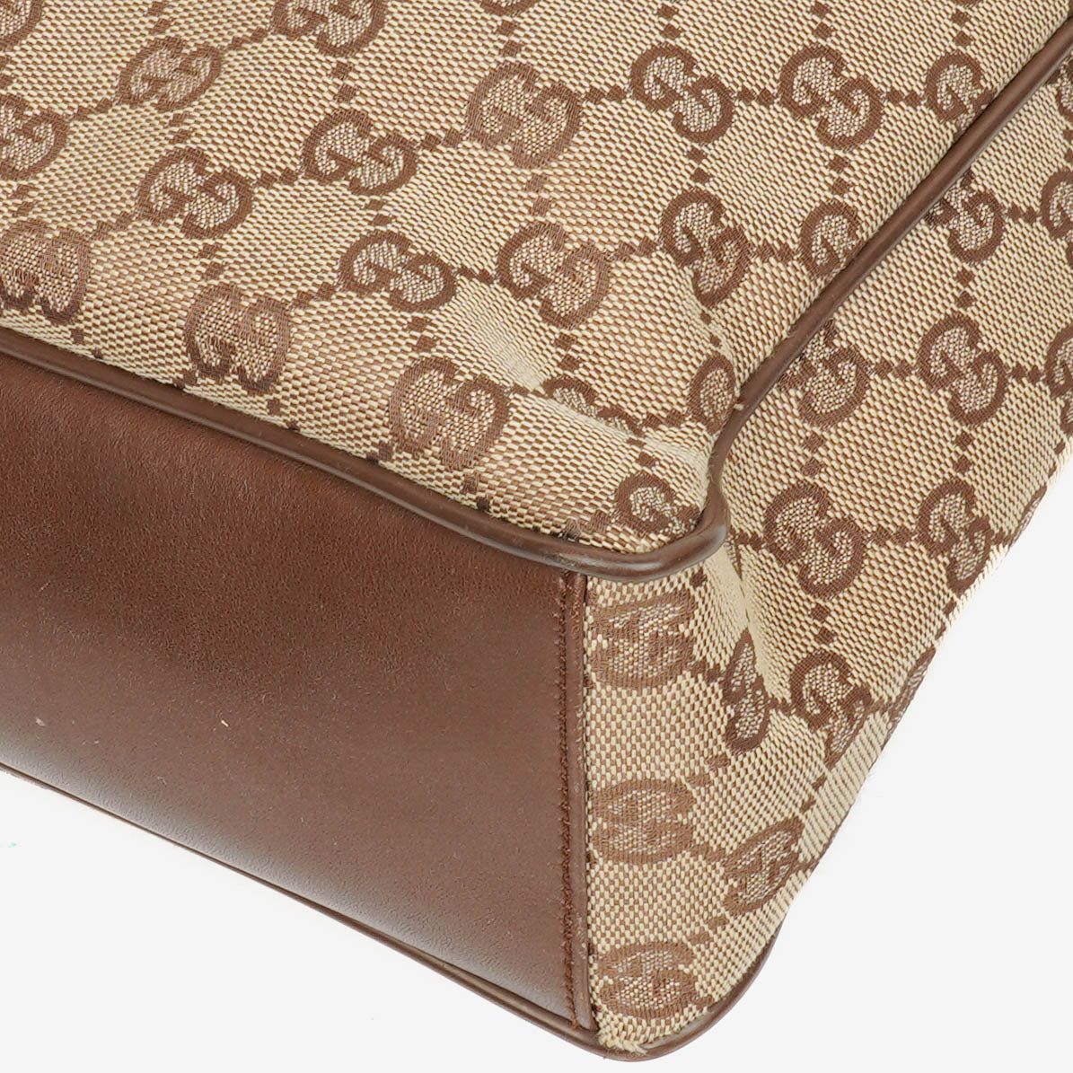 Gucci Brown Monogram Canvas Handbag
