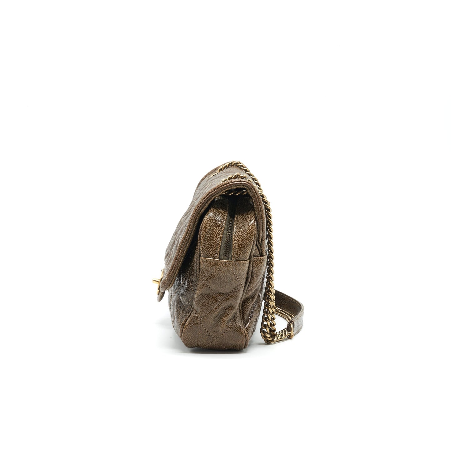 Chanel Seasonal Caviar Jumbo Flap Bag with