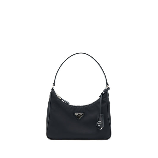 Prada Reedition 2005 Nylon Bag Black SHW