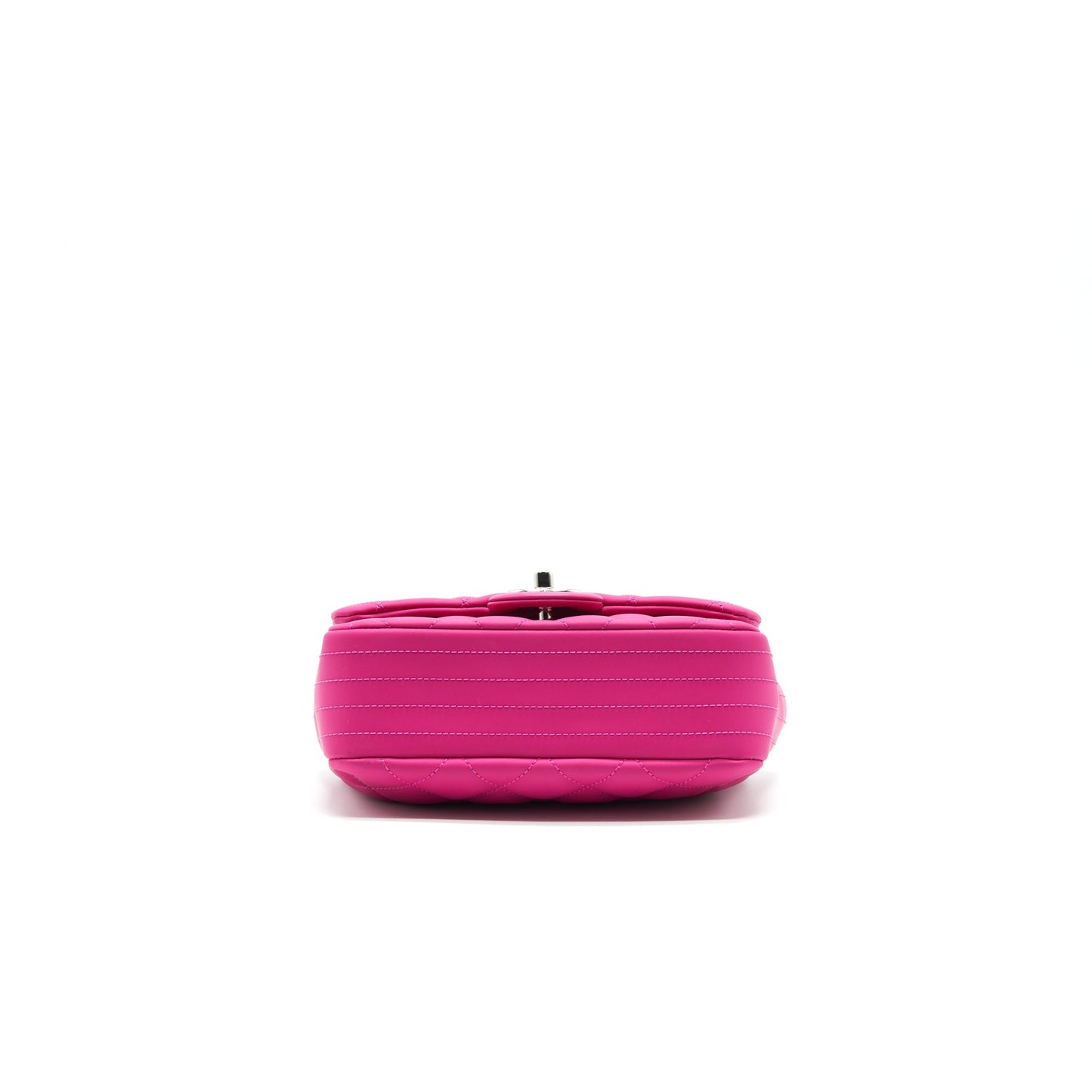 Chanel Rubber quilted lambskin flap Bag pink
