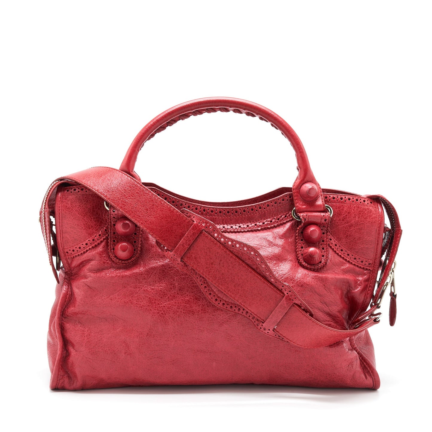 Balenciaga Giant City Purse Red