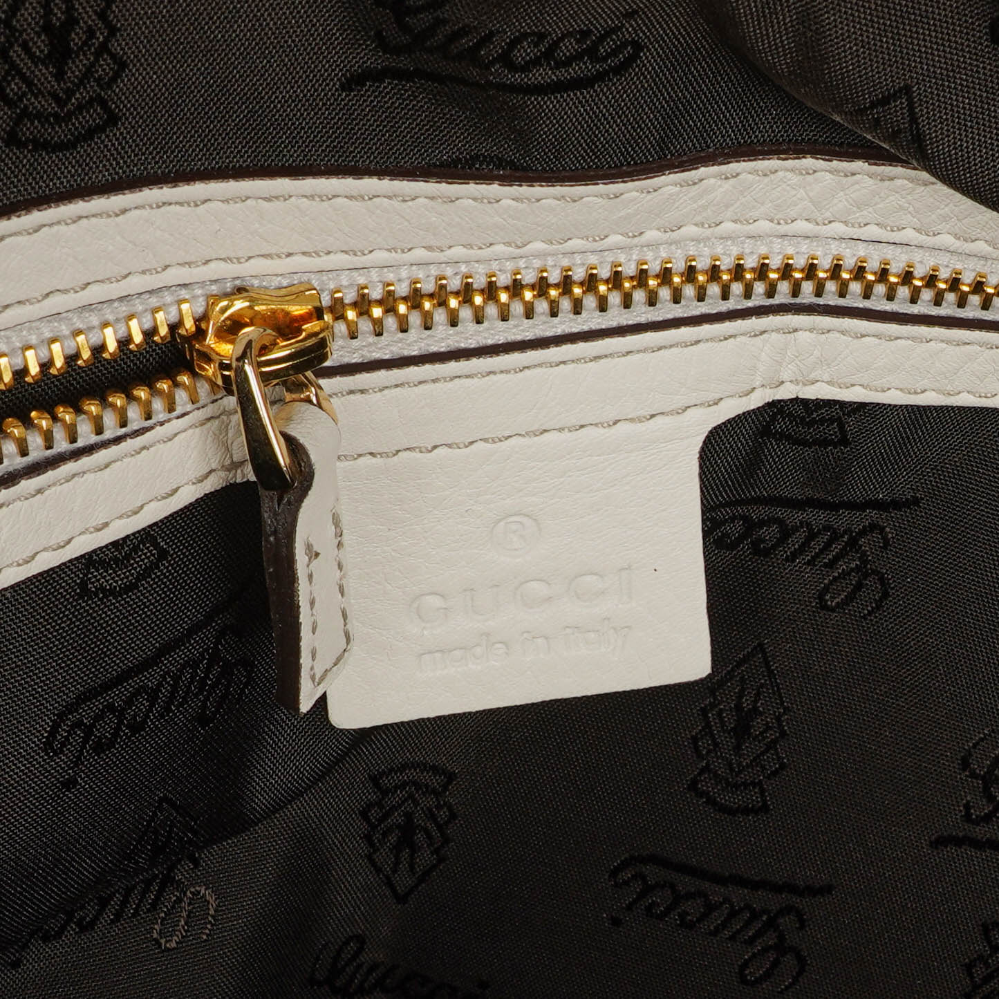 Gucci Jackie Leather Bamboo Tassel Hobo Bag