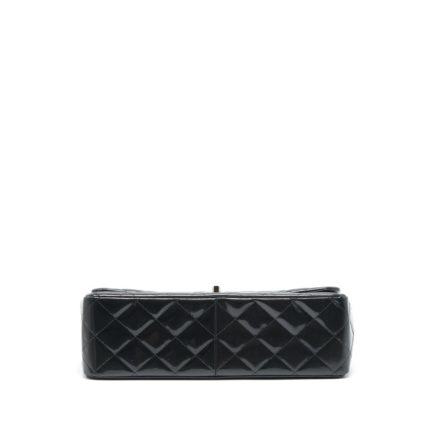 Chanel Classic Flap Bag Jumbo Patent Black