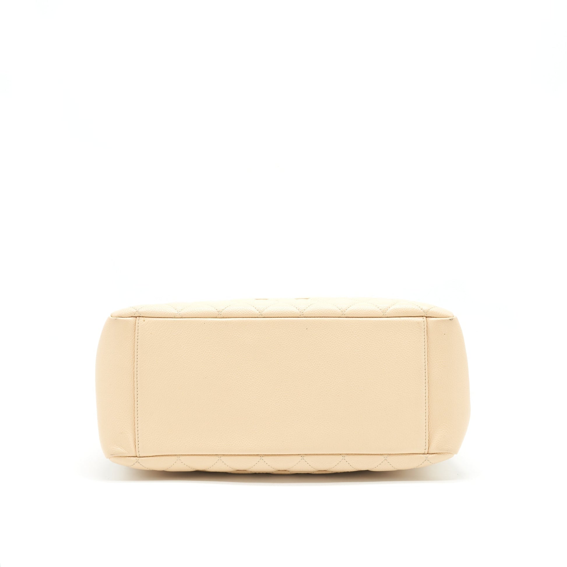 CHANEL CAVIAR GRAND SHOPPING TOTE GST IN BEIGE