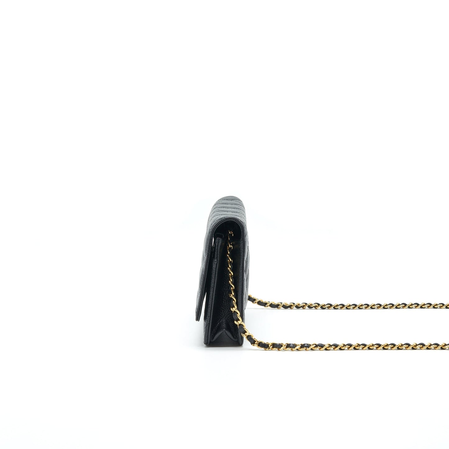 Chanel Classic Wallet on Chain Caviar Black With GHW Crossbody