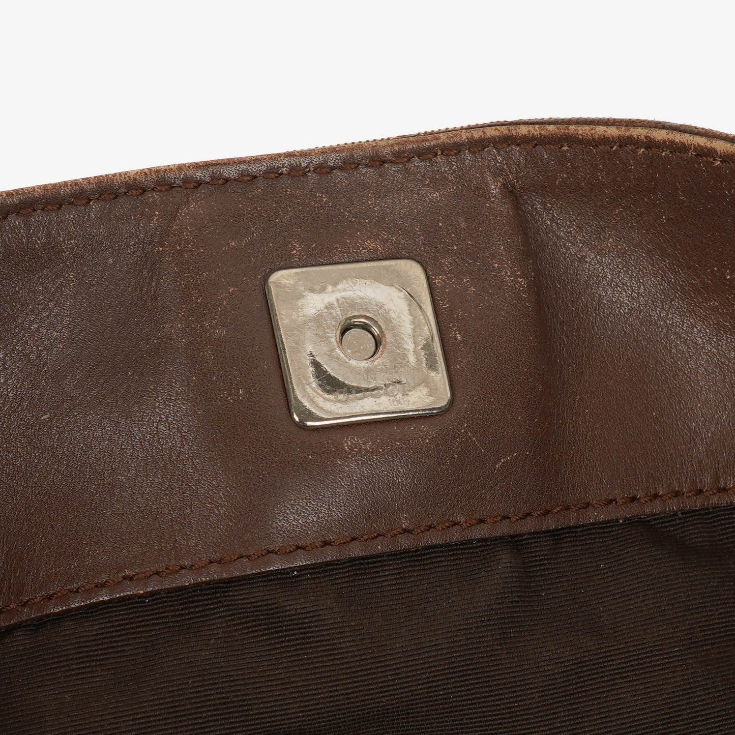 Gucci Bamboo Top Handle Brown/Pink Canvas And Leather Hobo Bag