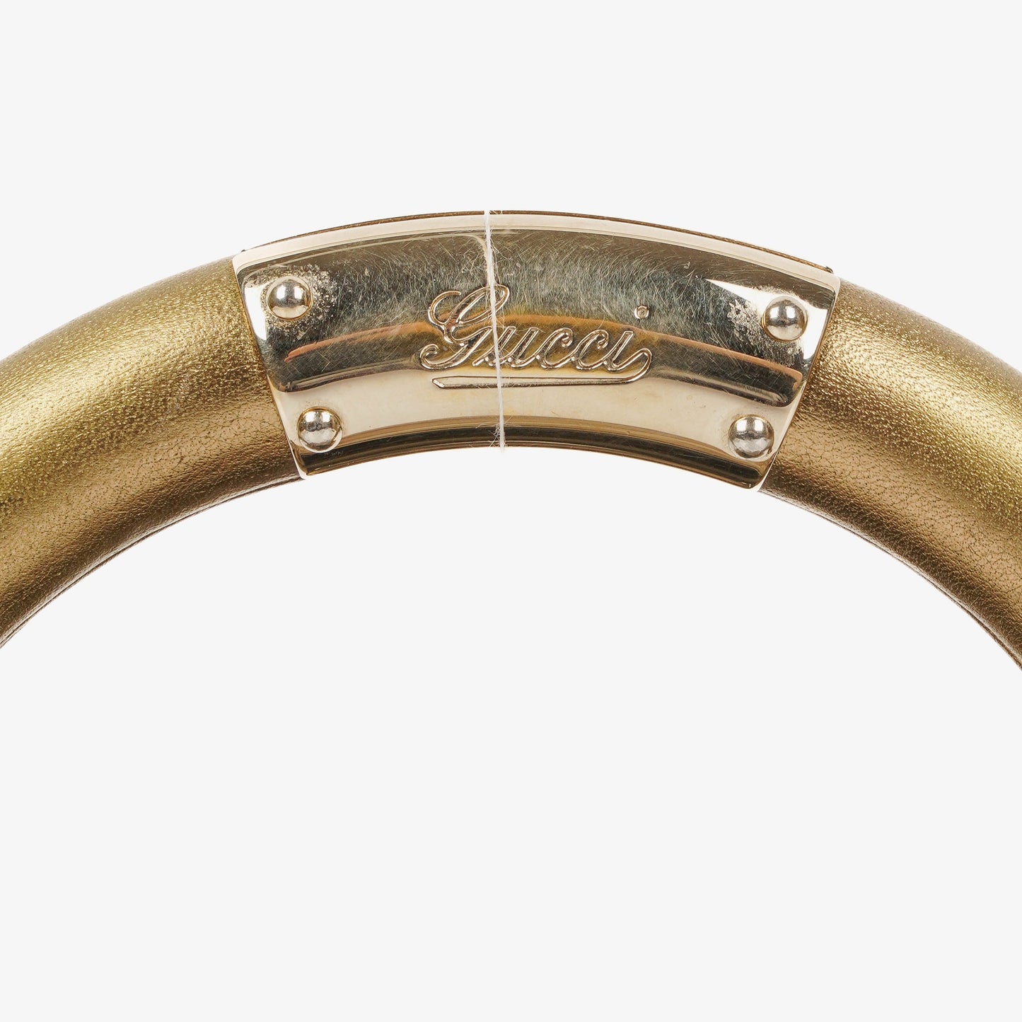 Gucci Mini Babouska Indy Beige/Gold GG Crystal Coated Canvas Top Handle Bag