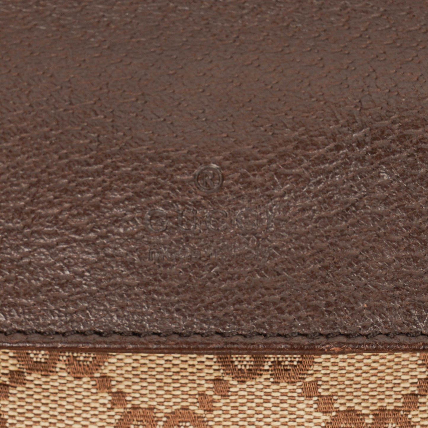 Gucci GG Brown/Beige Monogram Canvas Belt Bag