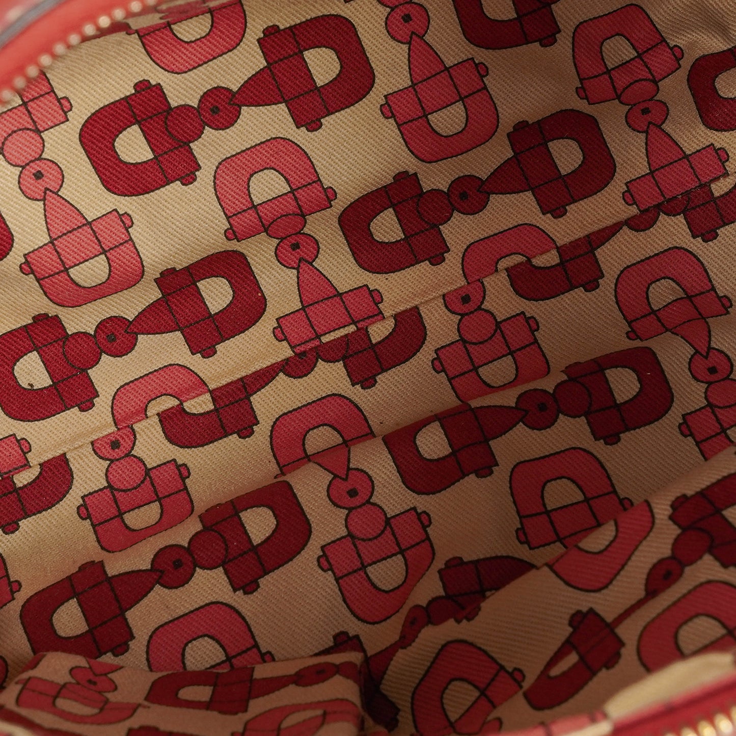 Gucci D Gold Ring Leather Hobo Bag