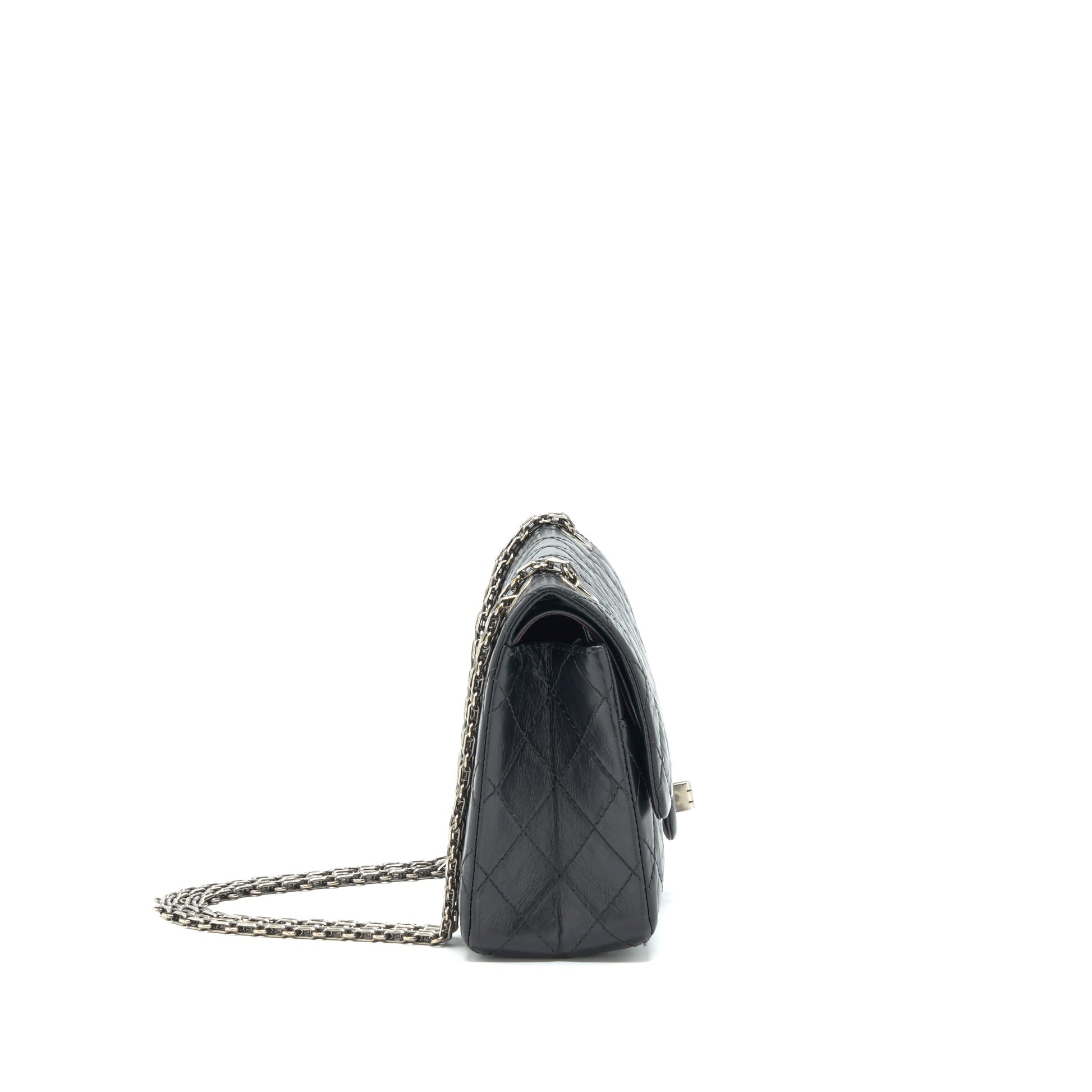 Chanel Reissue 2.55 double flap Bag Calfskin black