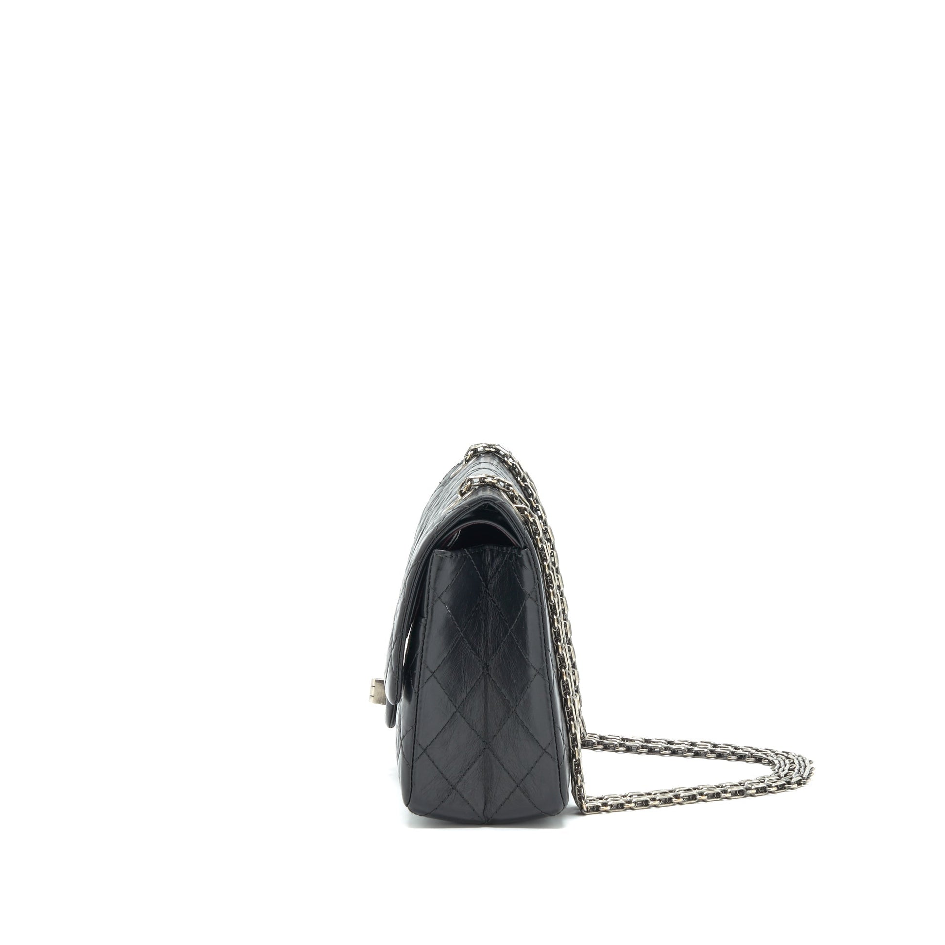Chanel Reissue 2.55 double flap Bag Calfskin black