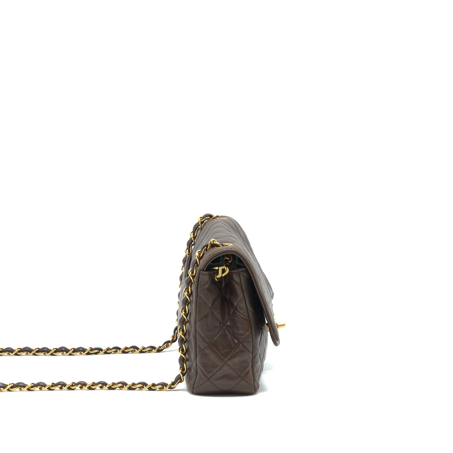 Chanel Medium Flap Bag Chocolate