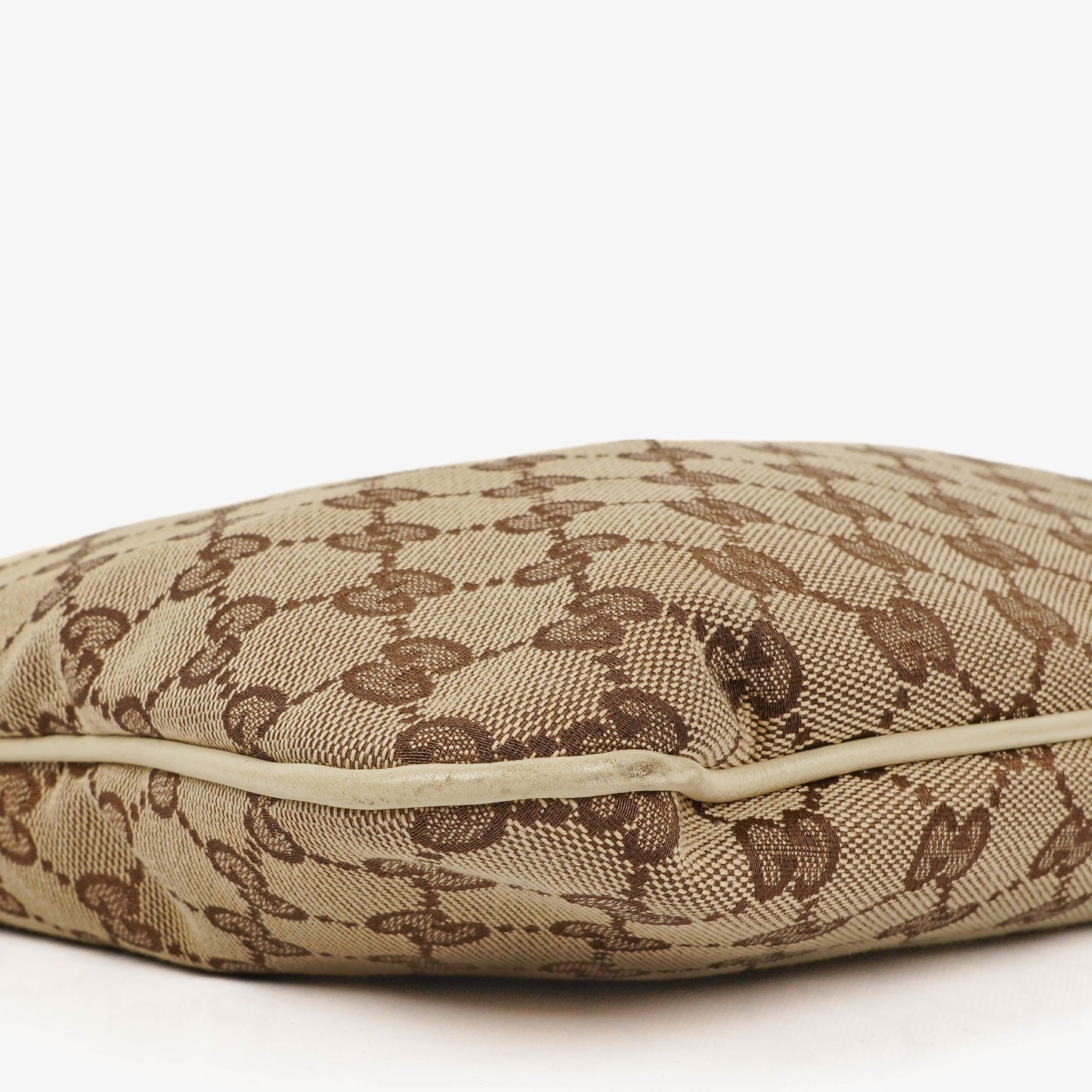 Gucci New Britt Beige Monogram Hobo Bag