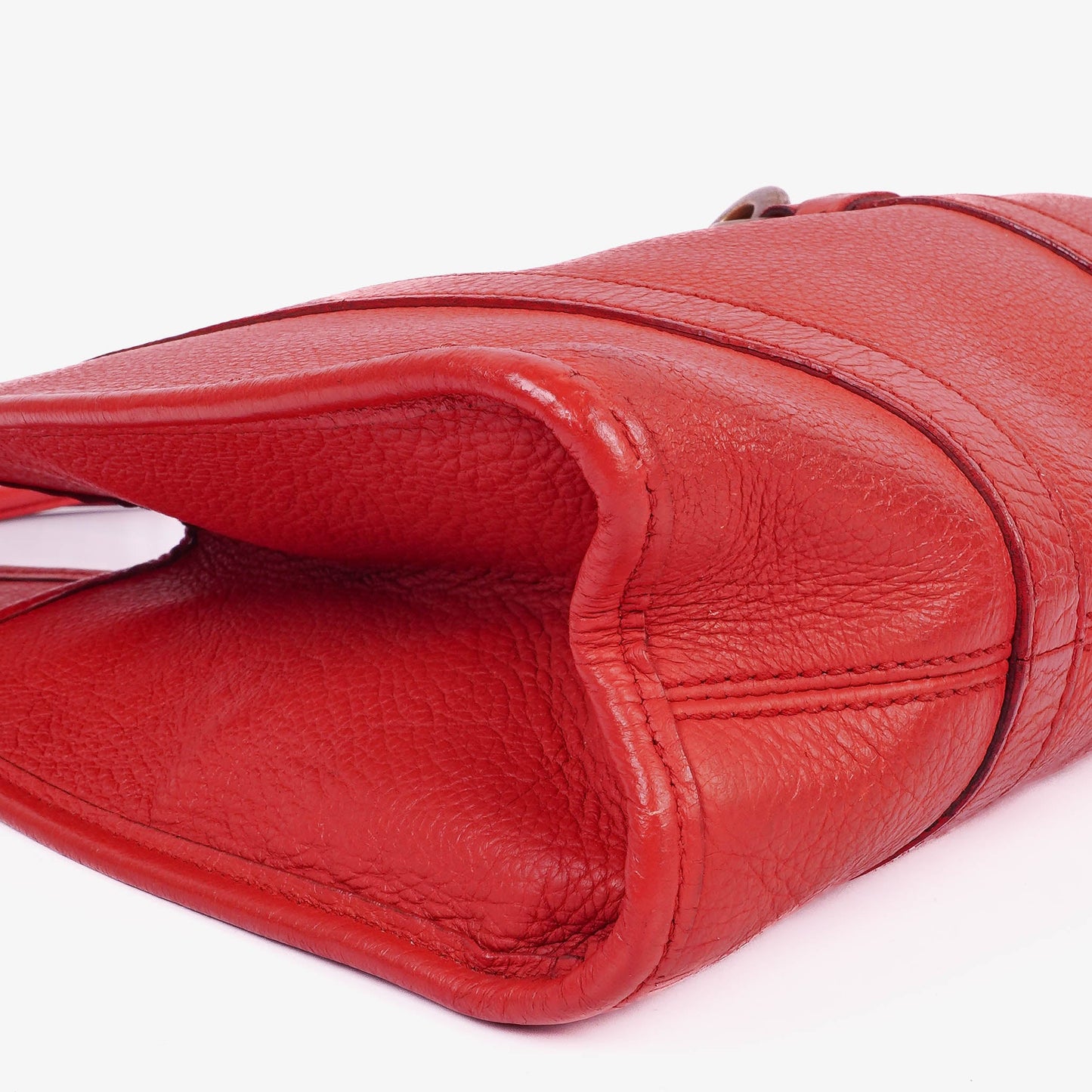 Gucci Jackie Bardot Red Leather Shoulder Bag