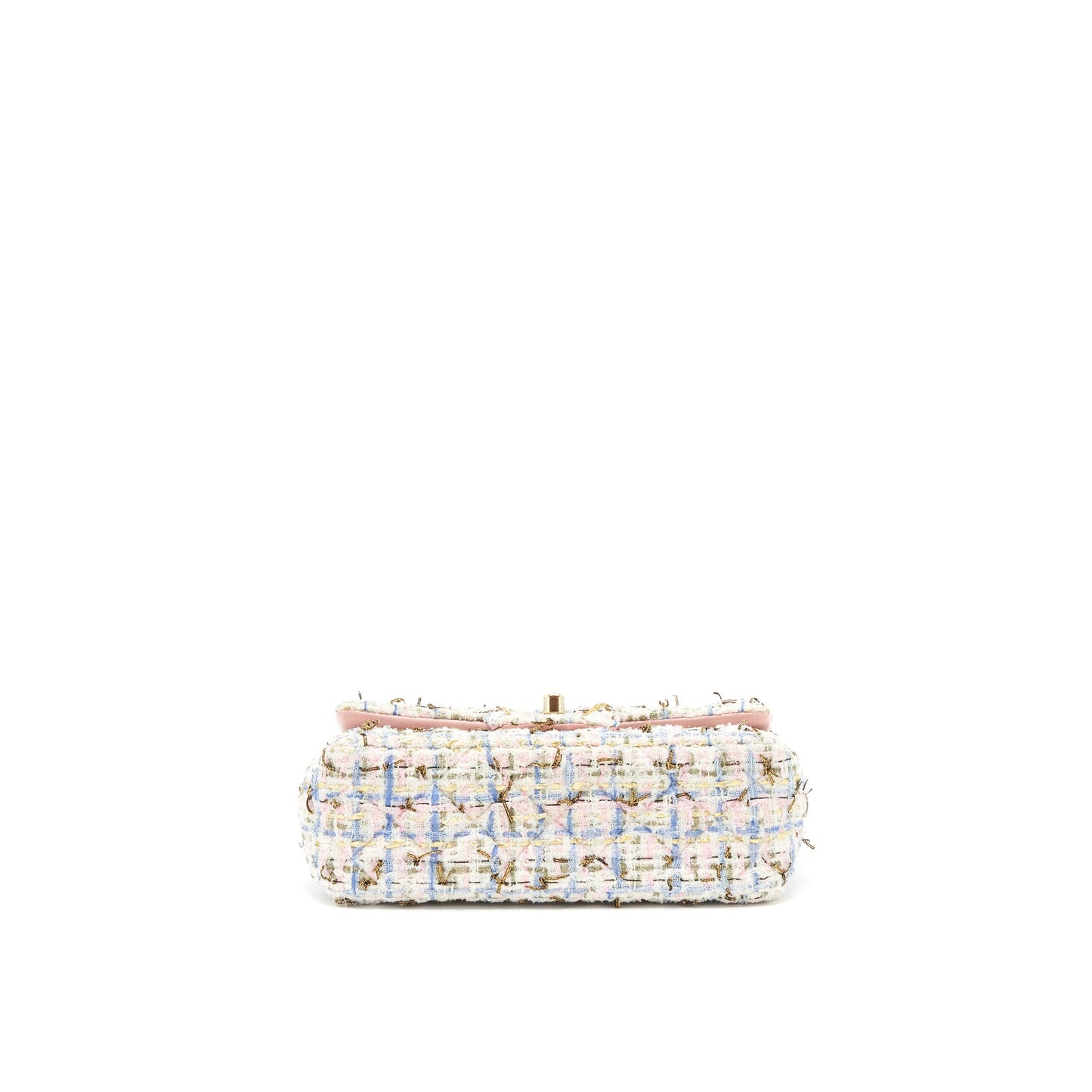 Chanel rectangular mini flap Bag tweed multicolour L