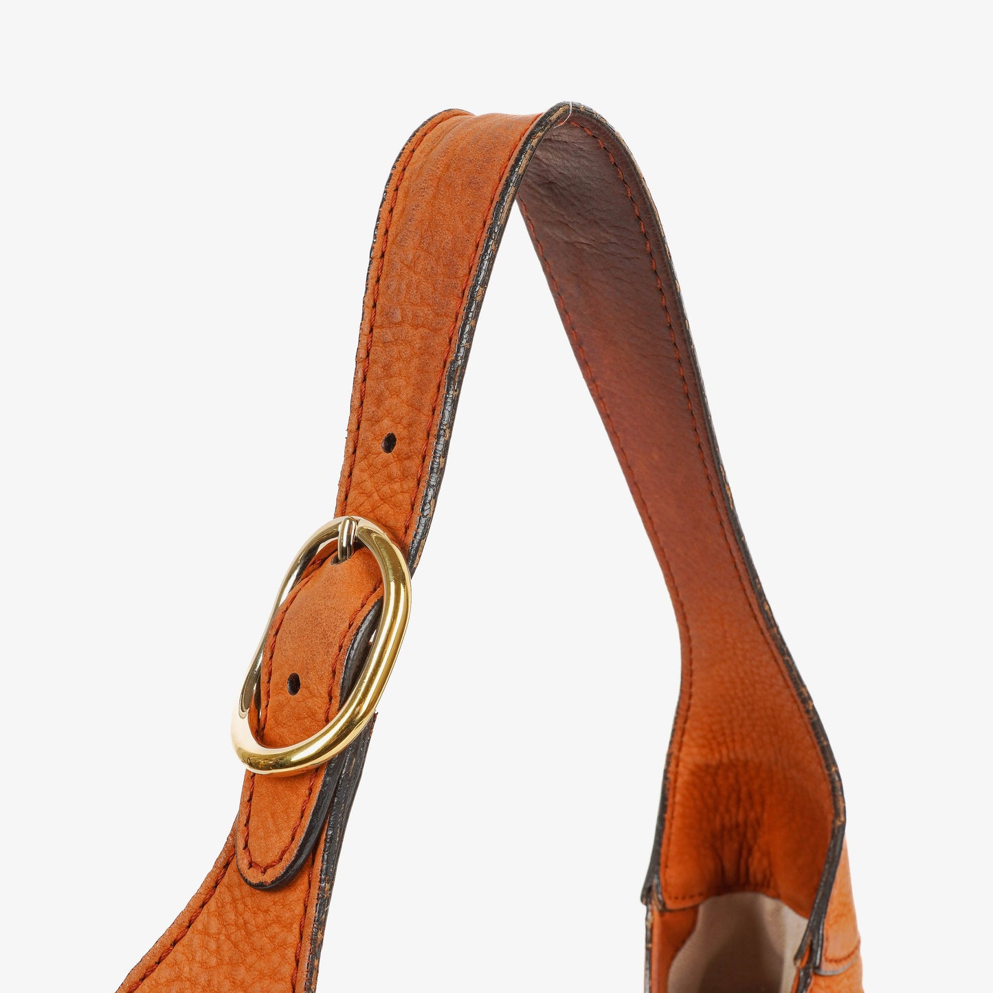 Gucci Jackie Orange Leather Shoulder Bag