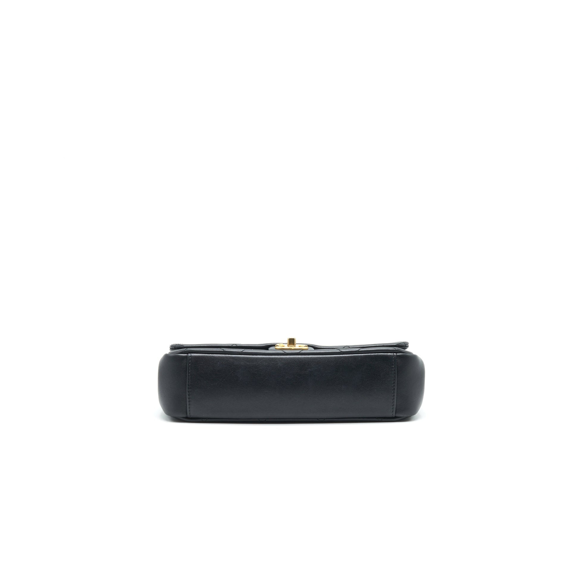 Chanel 20P A real clutch flap bag black