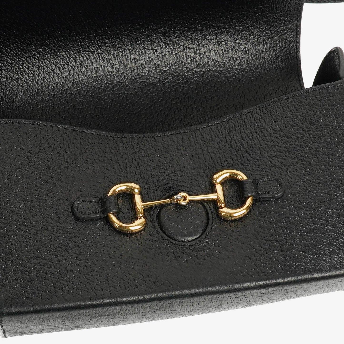 Gucci Black Horsebit 1955 Crossbody Bag