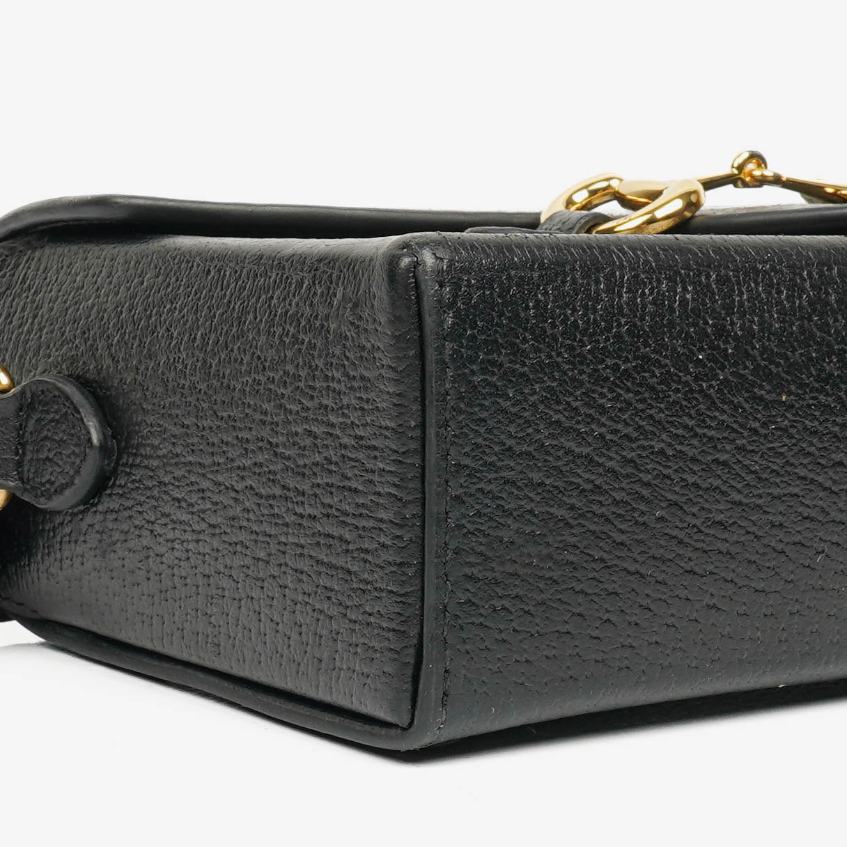 Gucci Black Horsebit 1955 Crossbody Bag