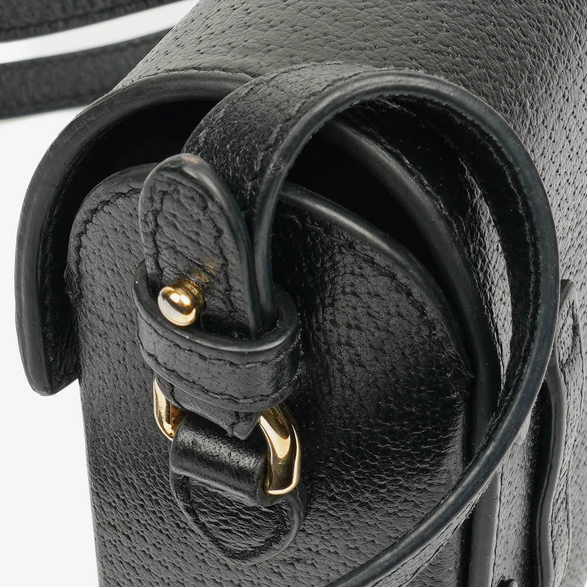 Gucci Black Horsebit 1955 Crossbody Bag