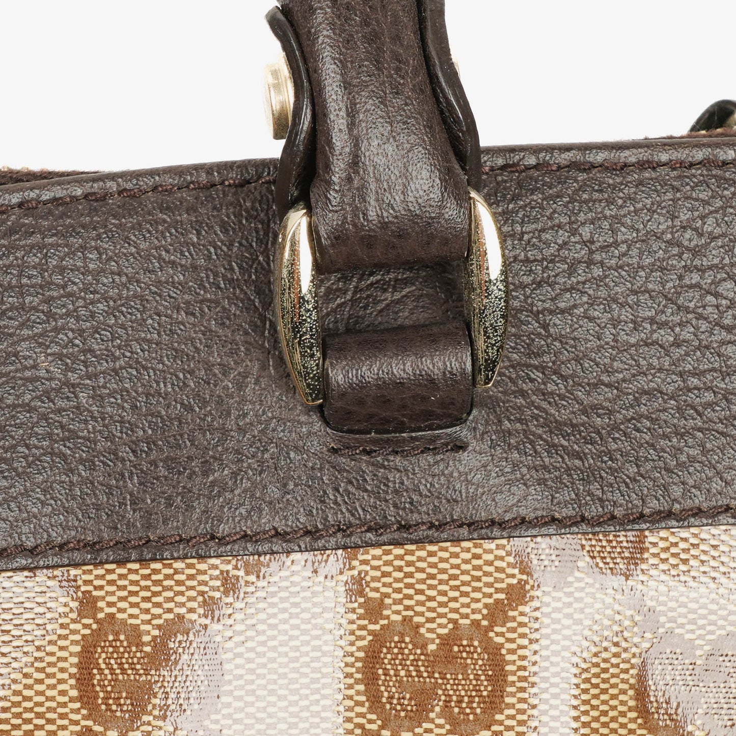 Gucci GG Crystal Coated Canvas D Ring Tote Bag