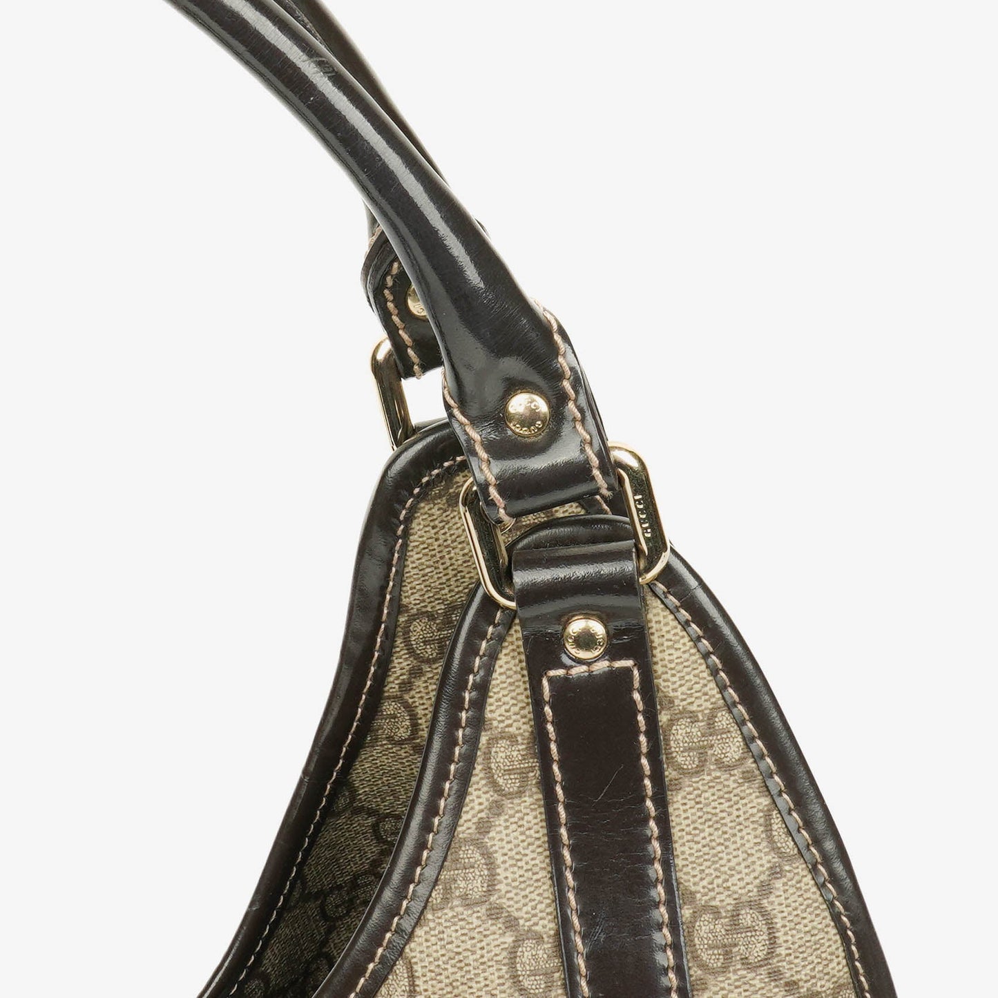Gucci Supreme GG Canvas Bardot Joy Shoulder Bag